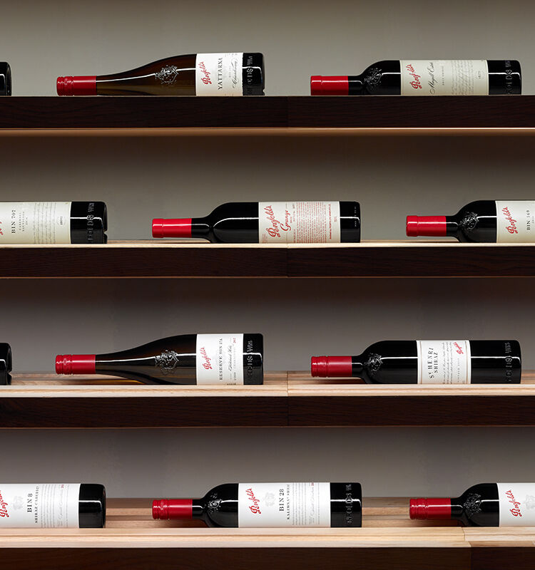 Penfolds wines cellaring