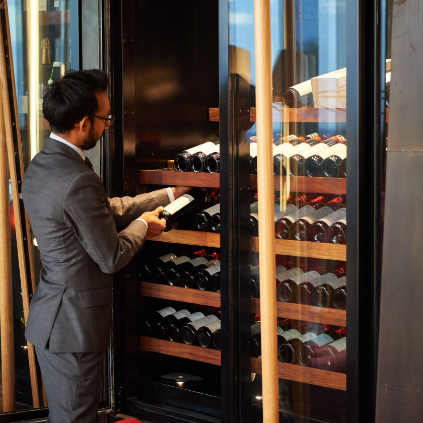 Wine cellar at Magill Estate Restaurant