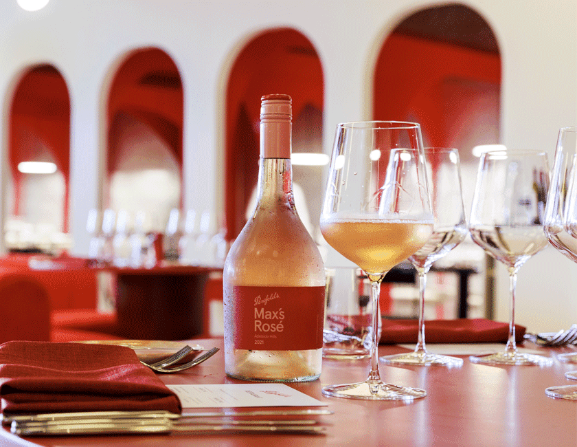 Penfolds Max's Ros&eacute; served at Australian Open 