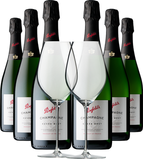 Champagne Cuv&eacute;e Brut NV Case and RIEDEL Glasses Offer